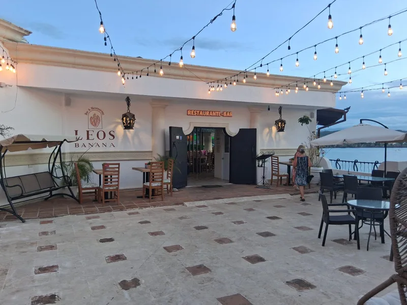 Entrance to Leo's Banana Bar & Restaurant in the former Sosua Bay Hotel