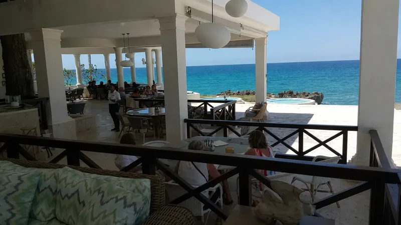 Restaurant Maria terrace overlooking the ocean at Sosúa Ocean Village